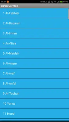 quran German android App screenshot 2