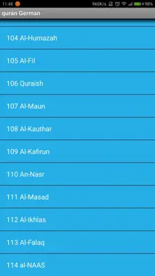 quran German android App screenshot 4